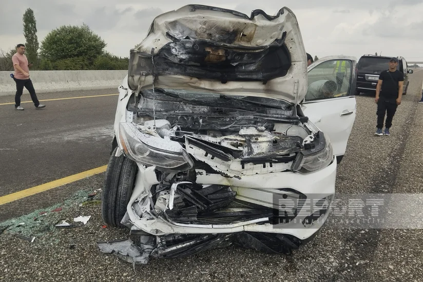 Ödənişli yolda qəzada xəsarət alan səkkiz nəfərin kimliyi məlum olub - YENİLƏNİB