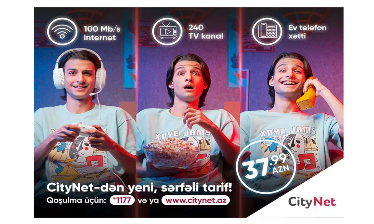 CityNetin yenilənmiş məhsulları ilə daha sürətli internet