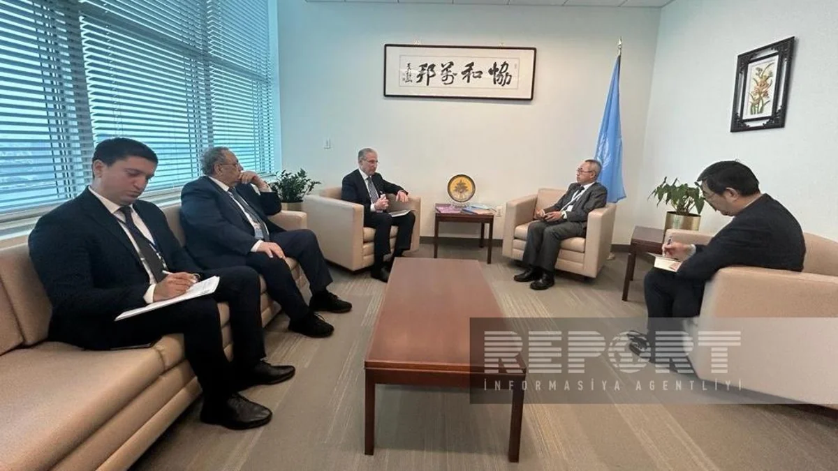 BMT Baş katibinin müavini Azərbaycan nümayəndə heyəti ilə görüşüb