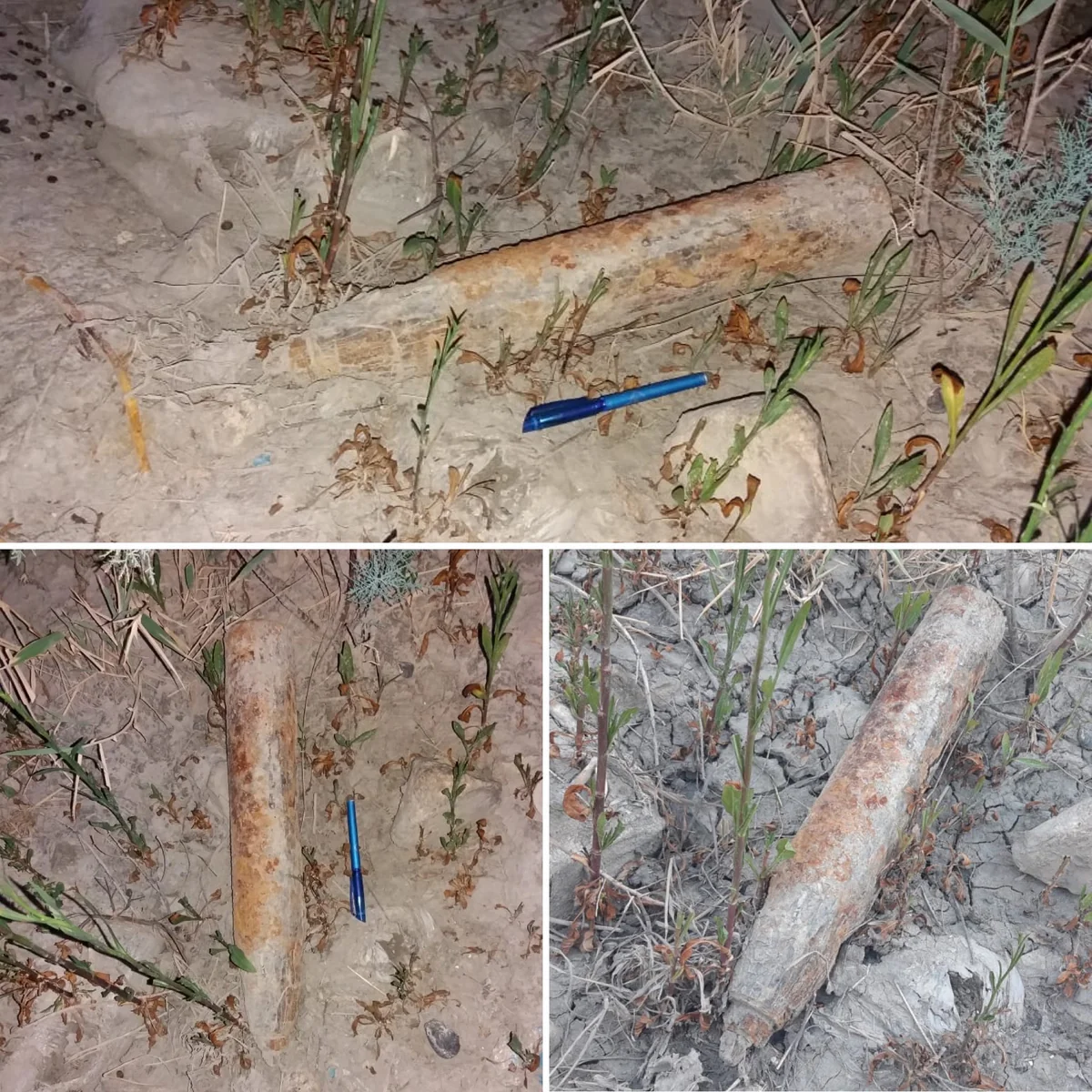 Siyəzəndə mərmiyə oxşar predmet tapıldı