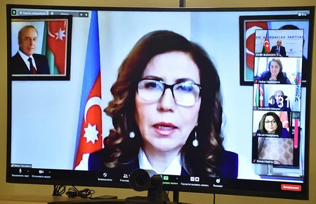 YAP-da akademik Zərifə Əliyevanın doğum gününə həsr edilmiş videokonfrans keçirilib
