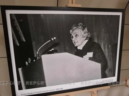 Photo exhibition of Turkey's first female lawyer of Azerbaijani origin opens