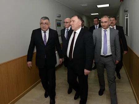 AFFA-nın prezidenti Bayıl Məşq Mərkəzinin açılışında iştirak edib