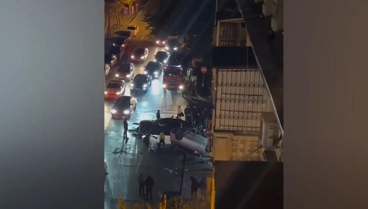 Bakıda bir neçə avtomobilin iştirakı ilə qəza baş verib