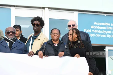 Protest action against Dutch and French colonialism held at COP29 venue