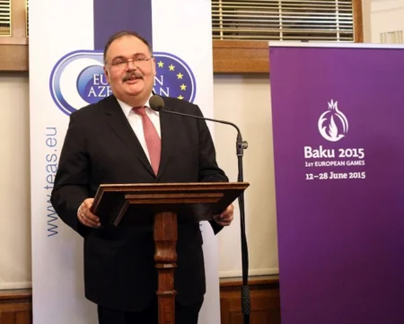 Böyük Britaniya parlamentində birinci Avropa Oyunları ilə bağlı qəbul keçirilib - FOTO