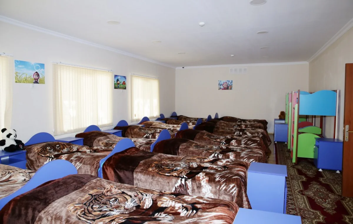 Azerbaijani first lady views newly renovated orphanage and kindergarten No.3 in Khatai