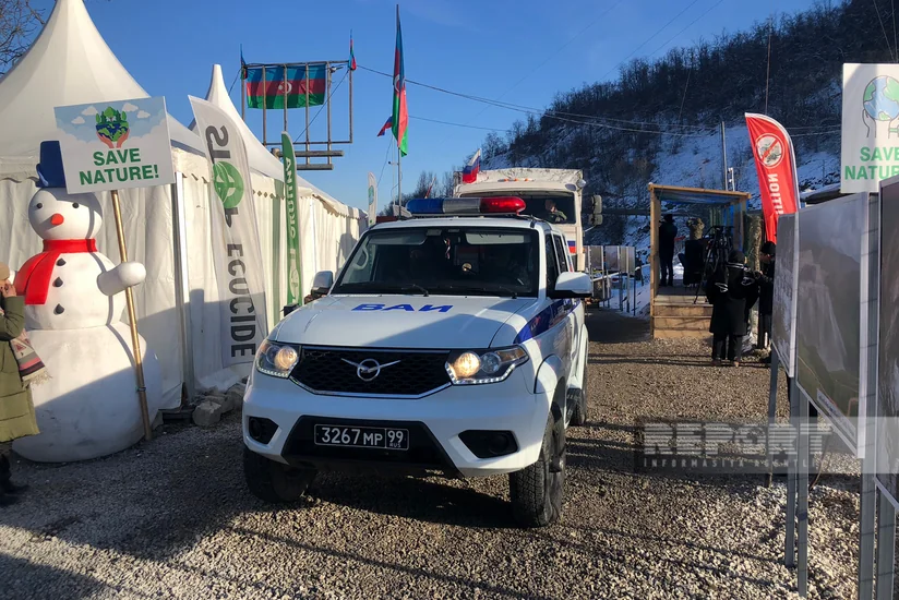Bu gün Xankəndi-Laçın yolunda sülhməramlıların 22 avtomobili maneəsiz keçib - YENİLƏNİB-5