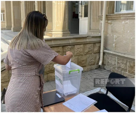 Exit polls underway as Azerbaijan holds snap parliamentary elections