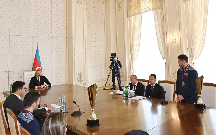 İlham Əliyev: Hacı Əliyev, sən artıq olimpiya çempionusan
