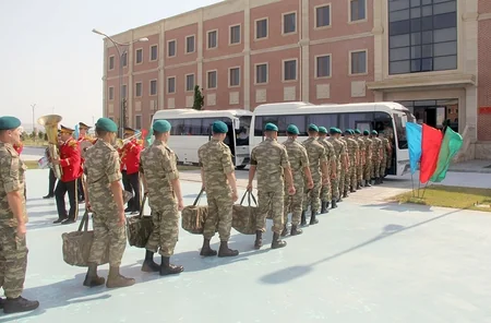 Group of Azerbaijani peacekeepers sent to Afghanistan - VIDEO