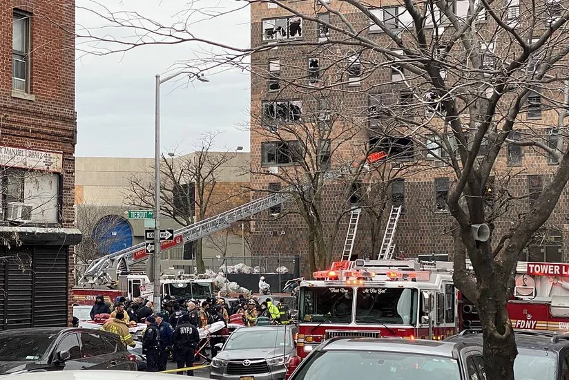 Пожар в жилом доме в Нью-Йорке, погибли 19 человек