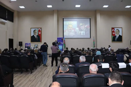 Şəhid mayorun xatirəsinə həsr edilmiş kitabın təqdimatı olub 