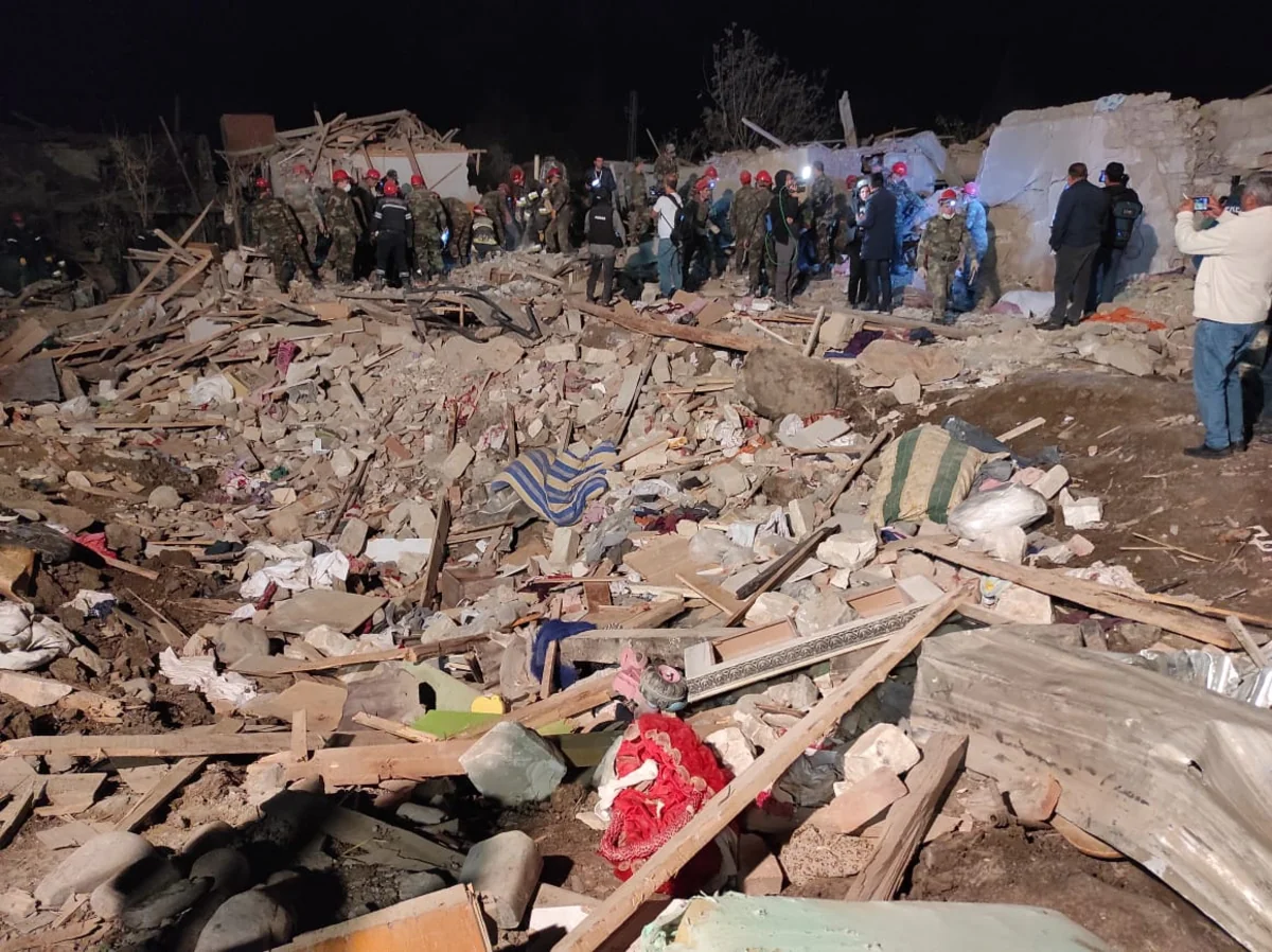 Prosecutor General's Office: 12 civilians killed in Armenian rocket fire in Ganja