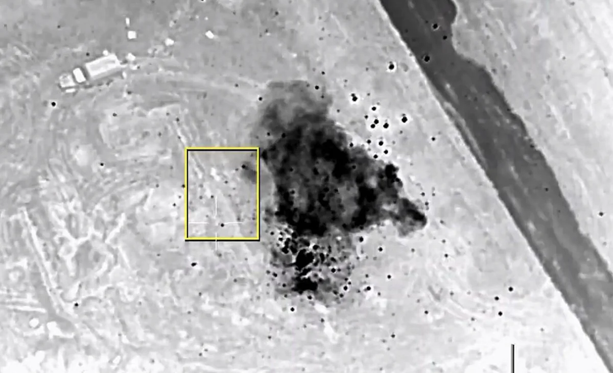 Another artillery installation of Armenian separatists destroyed by precise fire