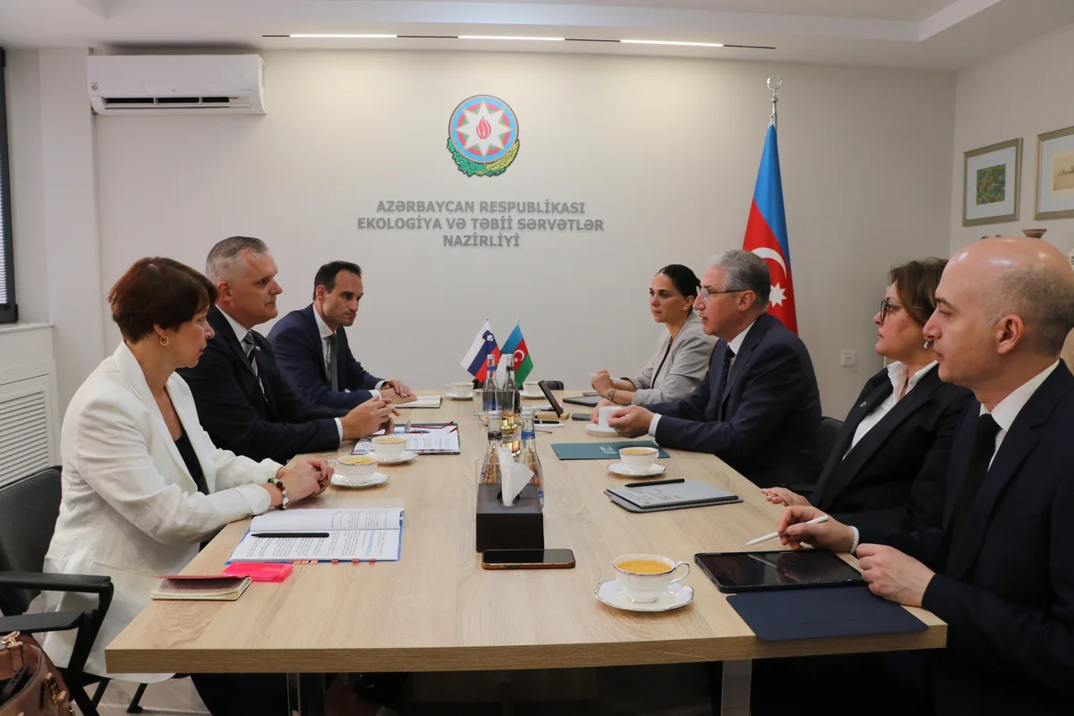 Sloveniyanın ətraf mühit, iqlim və energetika naziri ilə COP29-a hazırlıq müzakirə olunub