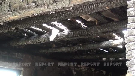 Salyanda ev yandı, xəsarət alan var