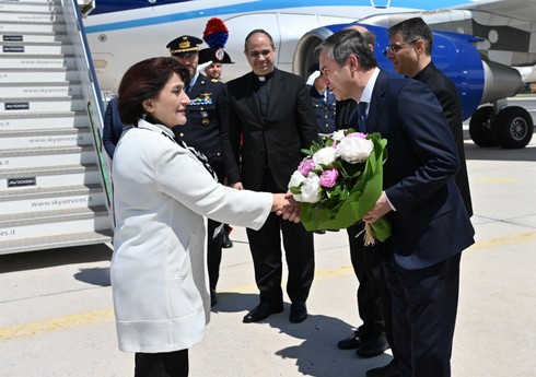 Sahibə Qafarova Vatikanda səfərdədir