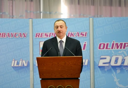 ​Prezident İlham Əliyev 2015-ci ilin idman yekunlarına həsr olunan mərasimdə iştirak edib