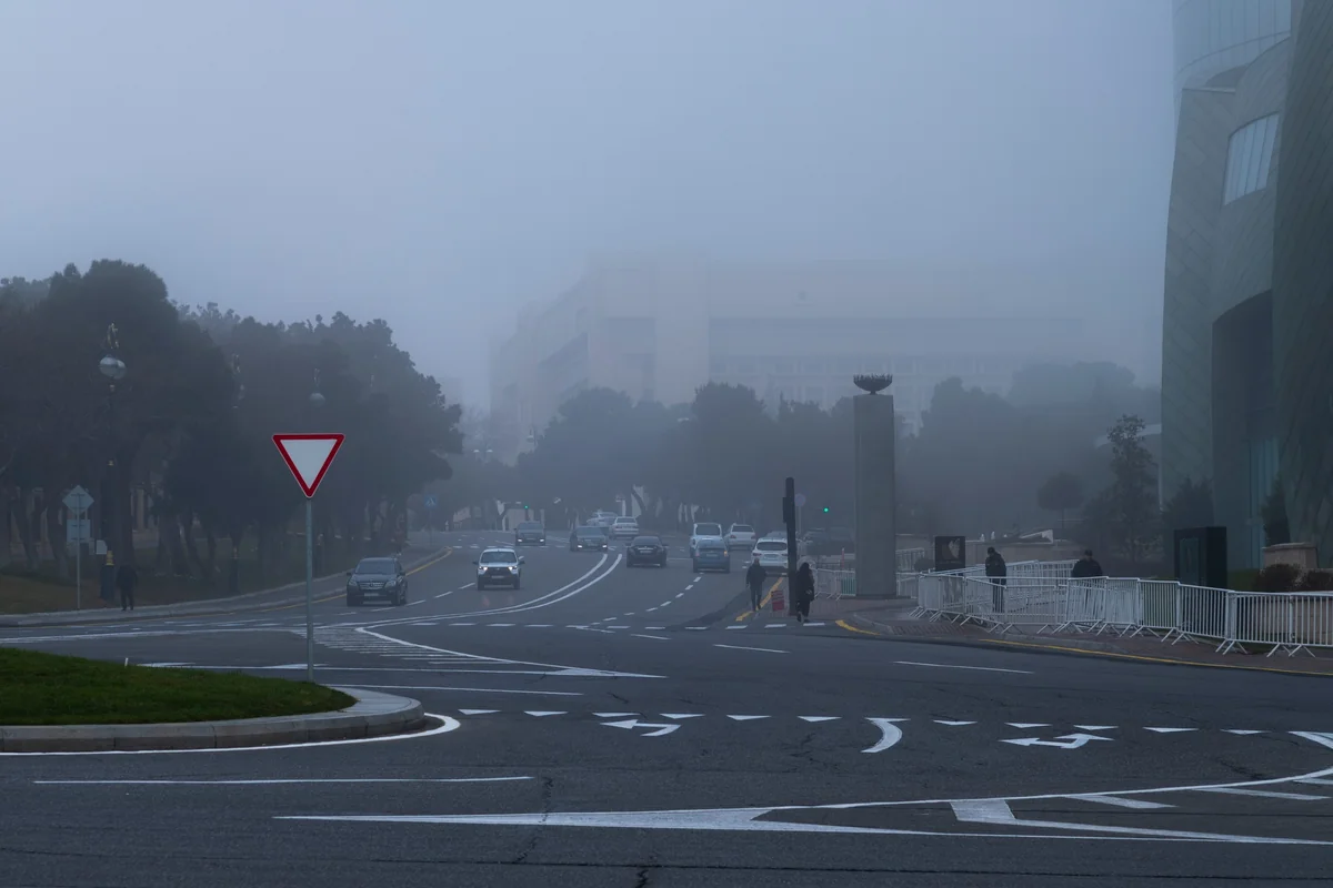 В Азербайджане наблюдается туман