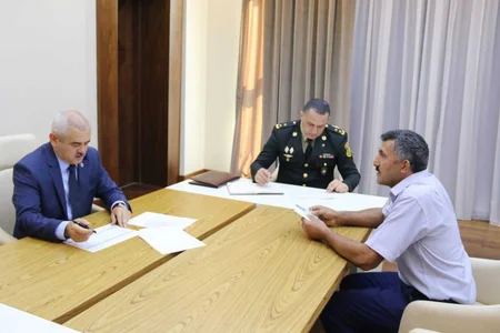 Arzu Rəhimov Şəmkirdə vətəndaşları qəbul edib