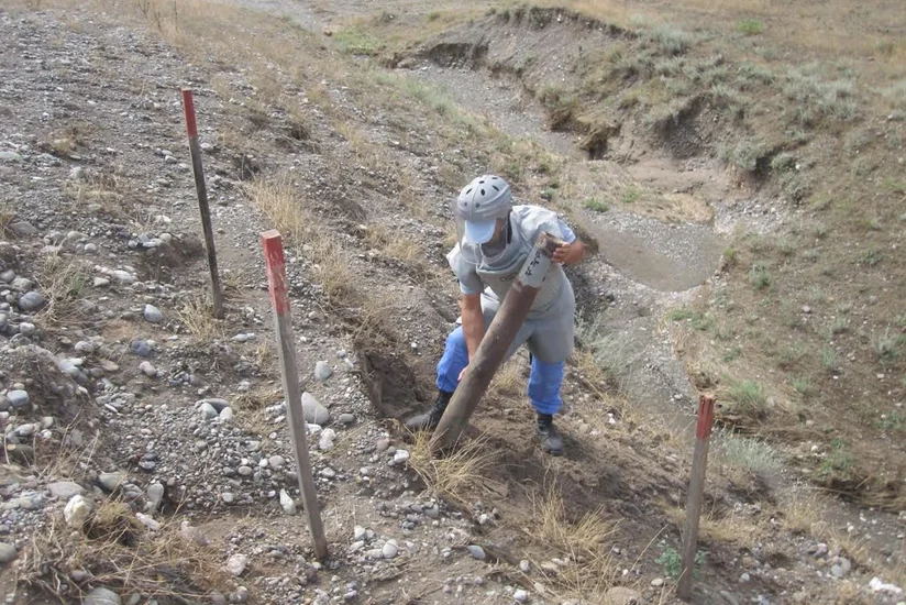 ​Tərtər və Füzuli partlamamış hərbi sursatlar aşkarlanıb - FOTO