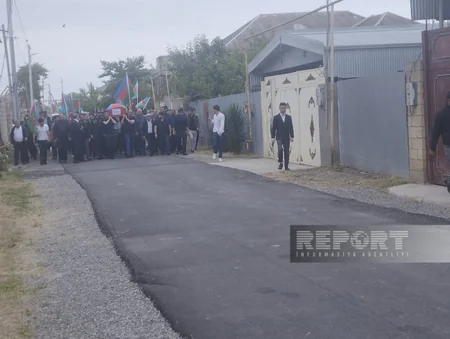 Sabirabadda Birinci Qarabağ müharibəsinin şəhidi Zülfüqar Abbasov dəfn edilib - YENİLƏNİB