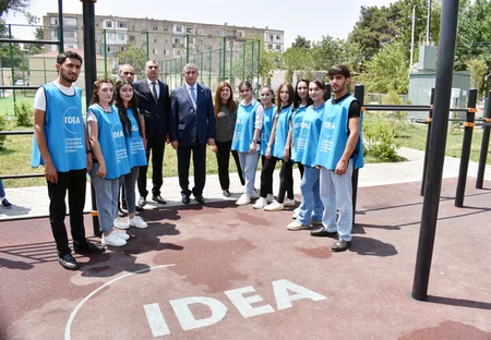 Şirvanda daha bir “Bizim həyət” istifadəyə verilib