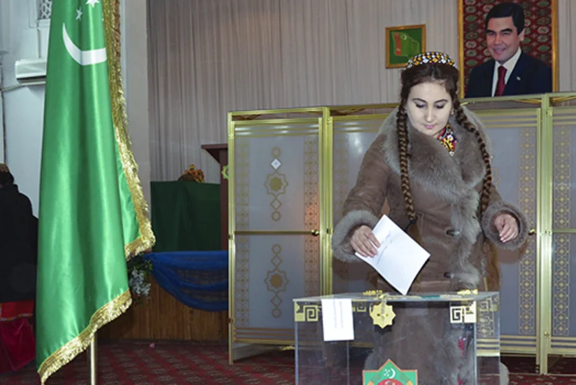 Явка на президентских выборах в Туркменистане составила 51,05%