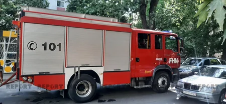 Mingəçevirdə yaşayış binasında yanğın olub