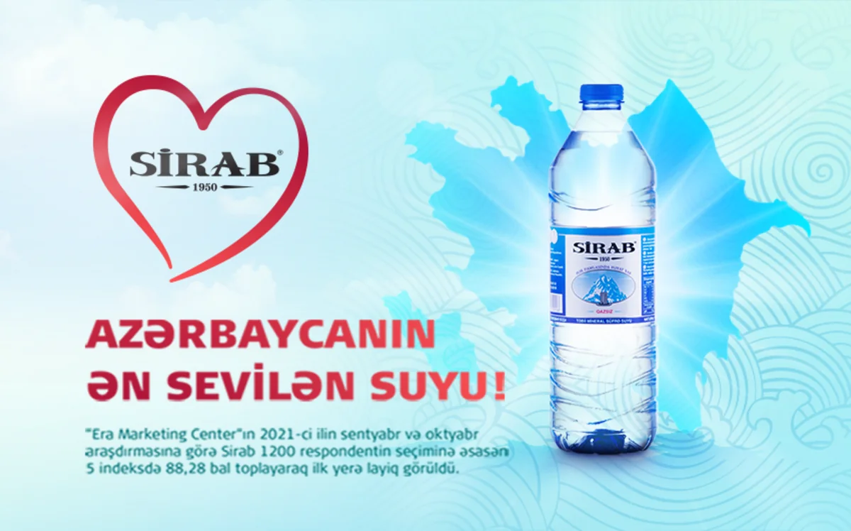 Azərbaycanın ən sevilən su markası bəlli oldu