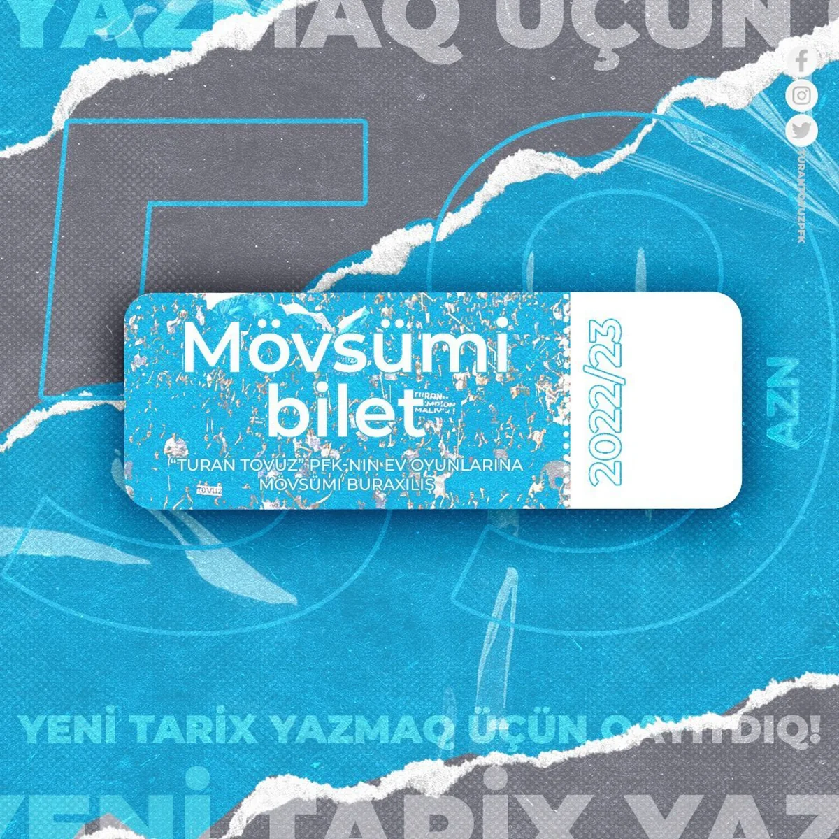 Turan Tovuz klubu mövsümü biletləri satışa çıxarıb