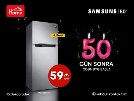 Samsung 50 illik yubileyini Kontakt Homeda qeyd edir
