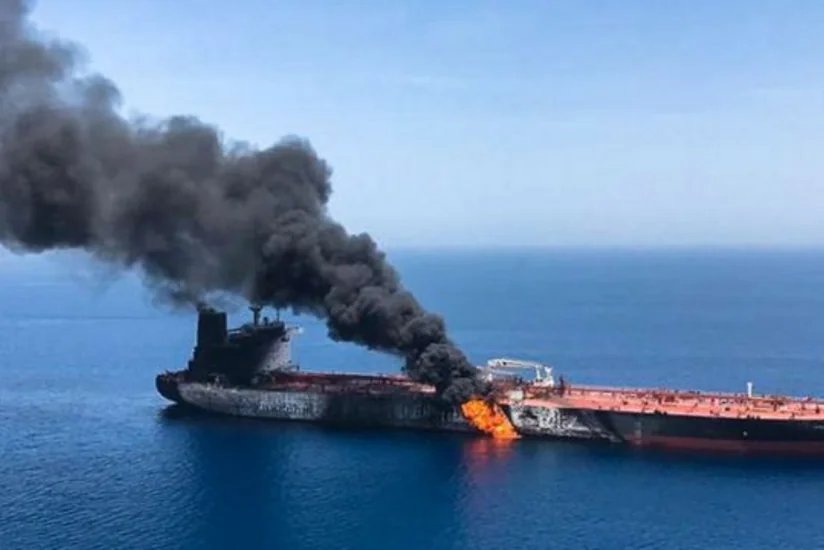 СБУ: Подорванный нефтяной танкер РФ  был полностью нагружен топливом