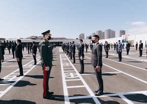 Vilayət Eyvazov sıra baxışı keçirib