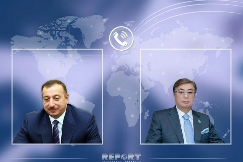 Presidents of Azerbaijan and Kazakhstan held a phone call