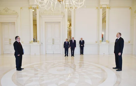 President Ilham Aliyev receives credentials of newly appointed Algerian and Mongolian Ambassadors