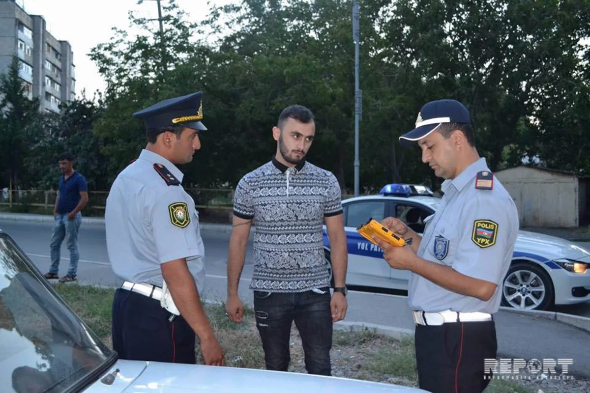 Mingəçevir şəhərində yol polisi reyd keçirib