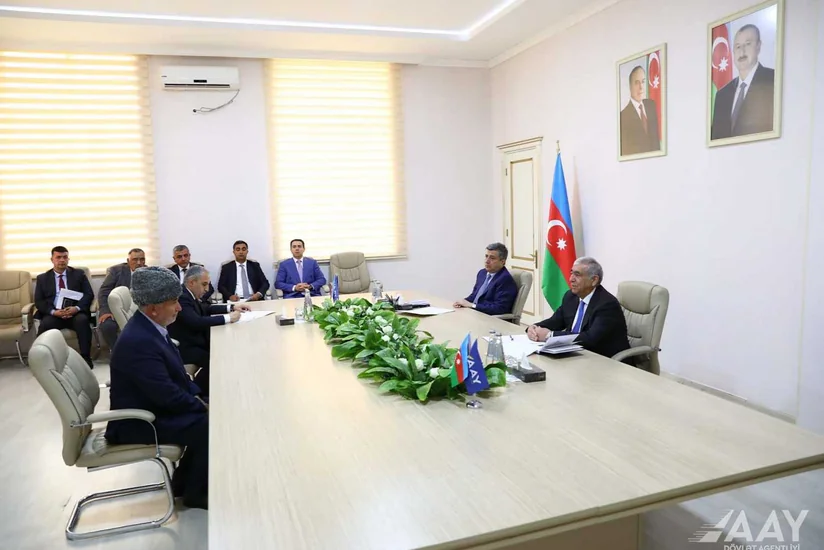 Saleh Məmmədov Ağdamda vətəndaşları qəbul edib