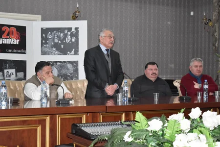 Tbilisidə Qanlı Yanvar faciəsinə həsr olunan konfrans və sərgi keçirilib - FOTO