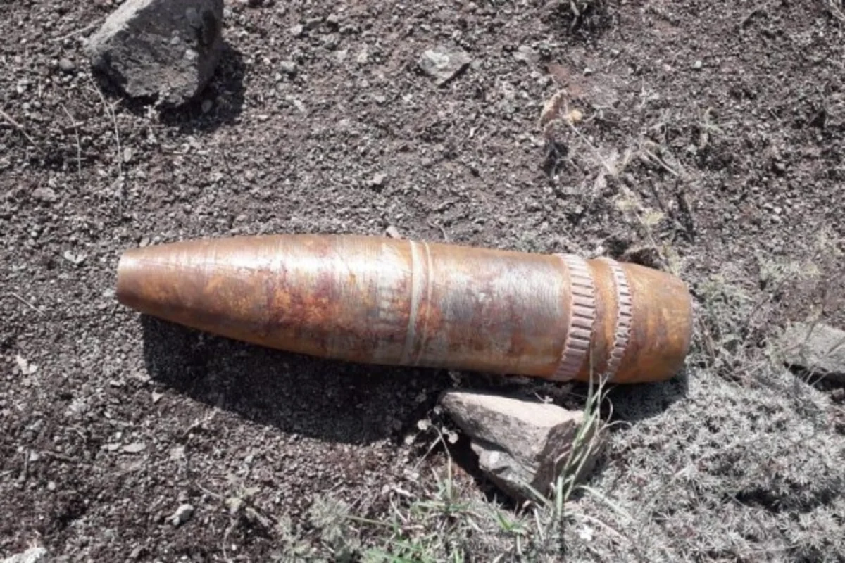 Sumqayıtda top mərmisi aşkarlanıb