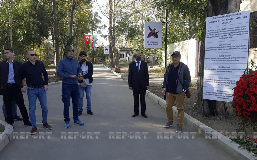 Ukrainian journalists visit Ganja