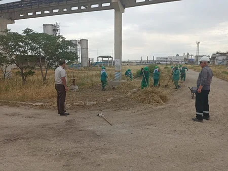 Bakıda yanğına səbəb olan quru ot, kol-kos və məişət tullantıları yığılan sahələr təmizlənib