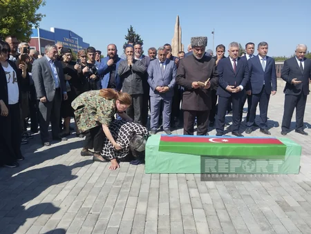 Şabranda Birinci Qarabağ müharibəsinin şəhidi Rza Əmrullayev dəfn edilib - YENİLƏNİB