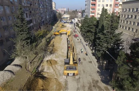 Azərsu Bakıda yeni layihənin icrasına başlayıb