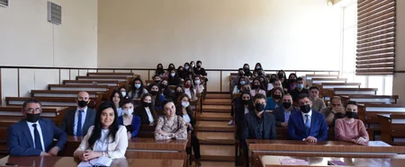 Əhməd İsmayılov BDU-nun Jurnalistika fakültəsində ustad dərsi keçib