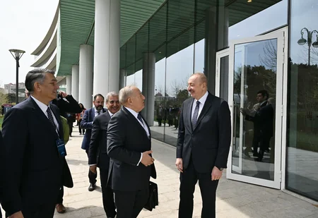 Bakıda Prezident İlham Əliyevin iştirakı ilə Yeni dünya nizamına doğru mövzusunda beynəlxalq forum keçirilib - YENİLƏNİB-3