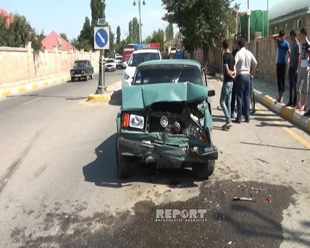 ​Tovuzda həkim qəzaya düşüb, avtomobili hadisə yerindən qaçırılıb - FOTO