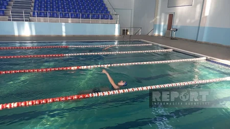 ​Qusar Olimpiya İdman Kompleksində ilk dəfə qış ayında üzgüçülük yarışı keçirilir