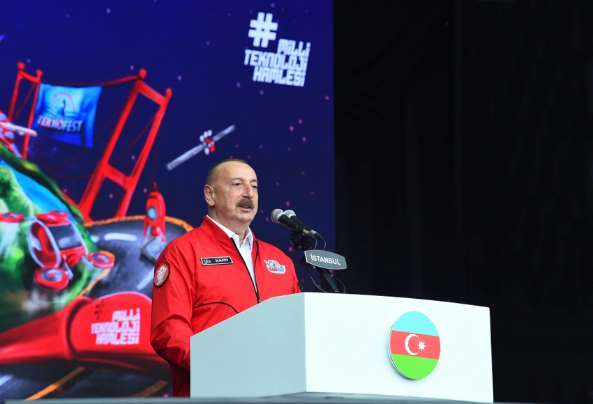 Prezident İlham Əliyevin “TEKNOFEST”də çıxışı Türkiyə mediası tərəfindən geniş işıqlandırılıb